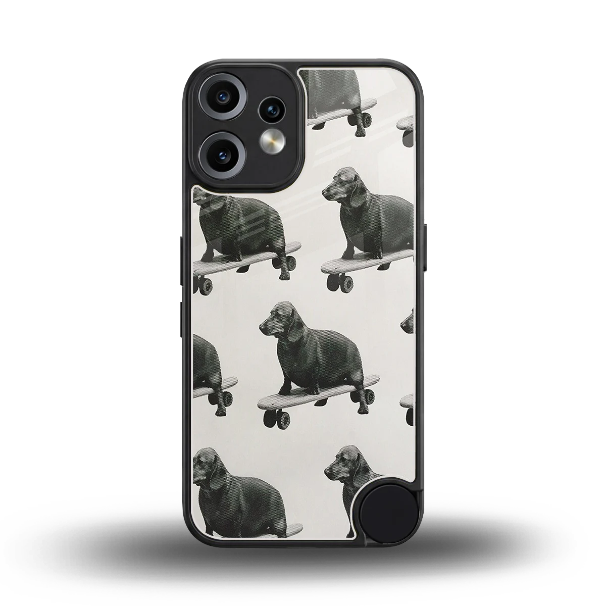 Pup Skater back phone cover | glass case for cmf nothing phone 2 pro