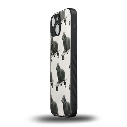 Pup Skater iphone 12 mini mobile cover | shockproof glass phone case