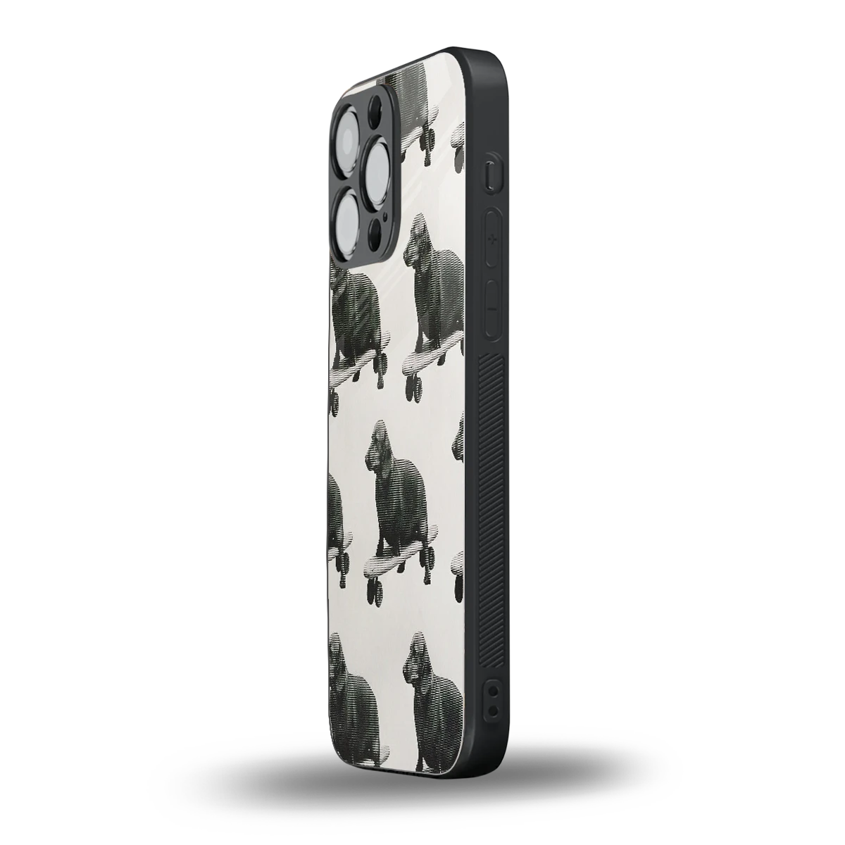Pup Skater iphone 15 pro max mobile cover | shockproof glass phone case