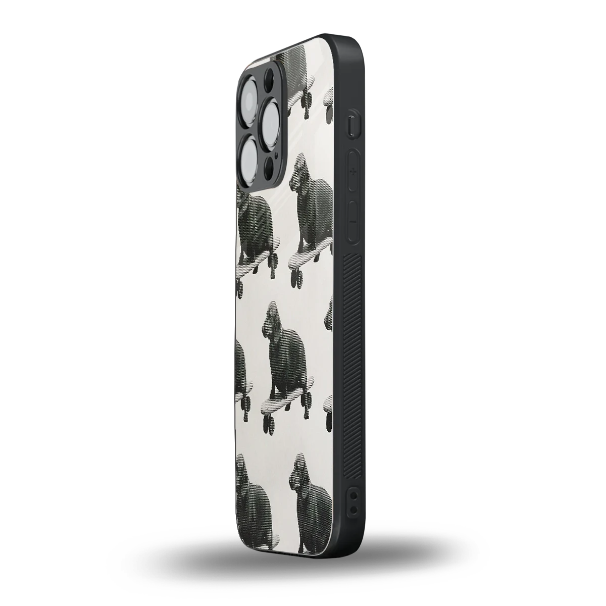 Pup Skater iphone 16 pro max mobile cover | shockproof glass phone case