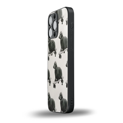 Pup Skater iphone 16 pro max mobile cover | shockproof glass phone case