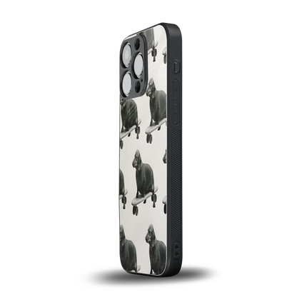 Pup Skater iphone 16 pro mobile cover | shockproof glass phone case