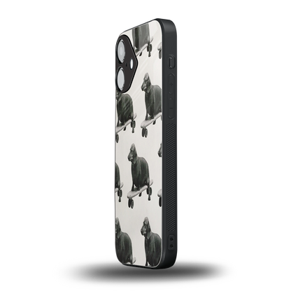 Pup Skater Phone Case for Iphone 16 | Glass Case