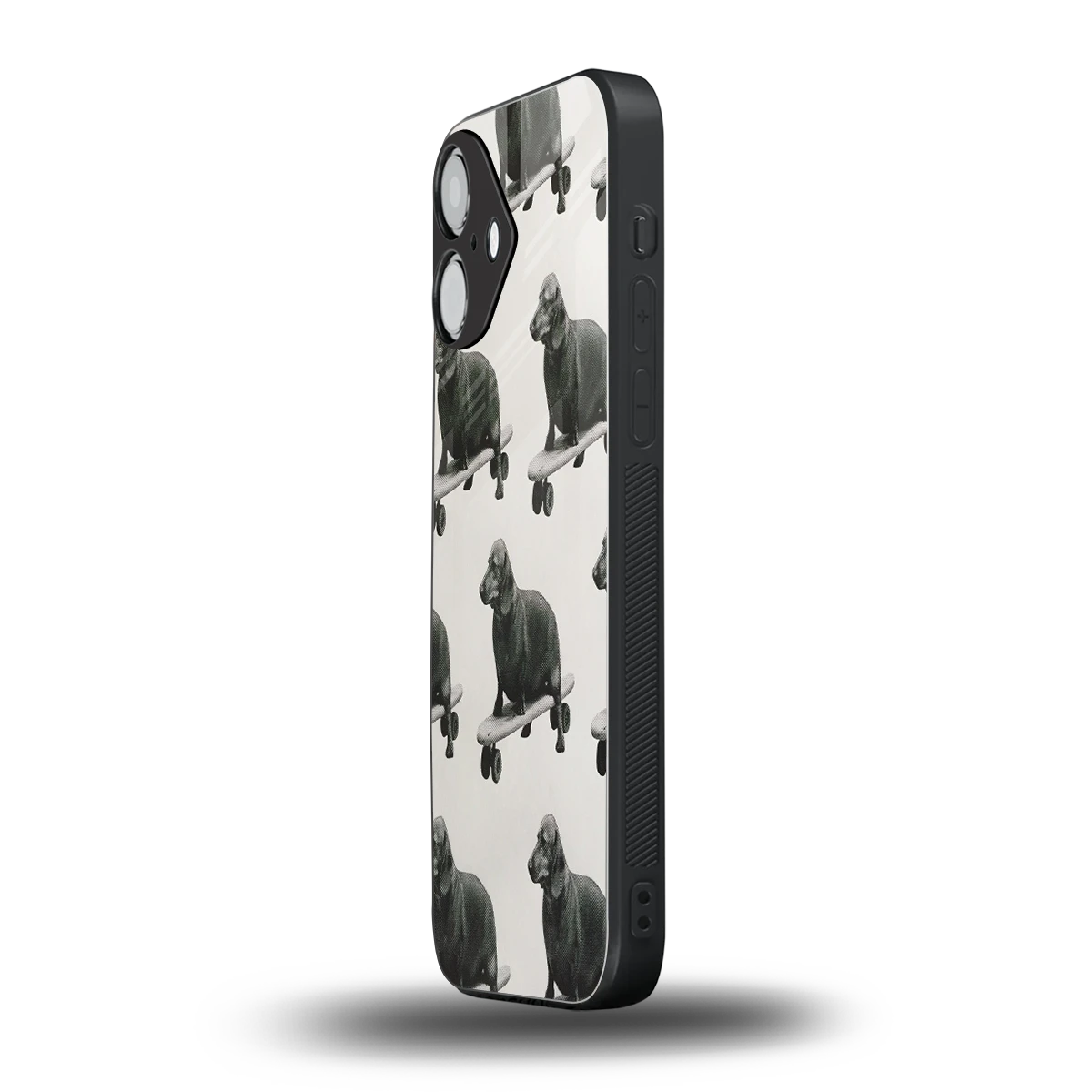 Pup Skater iPhone 16 mobile cover | shockproof glass phone case