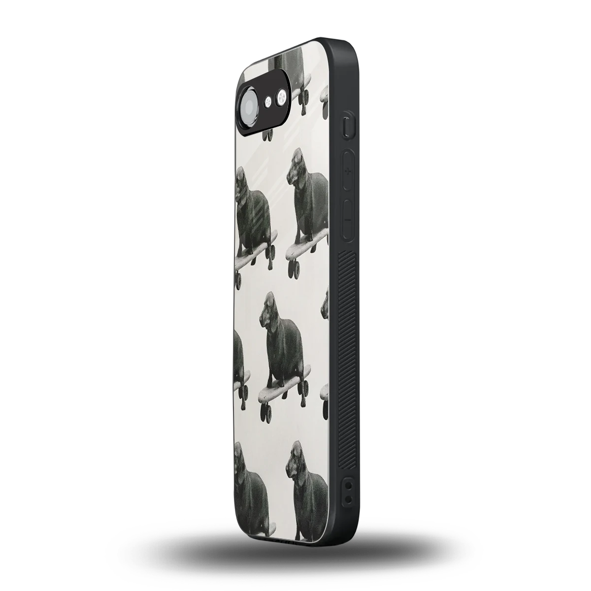 Pup Skater iphone 16e mobile cover | shockproof glass phone case
