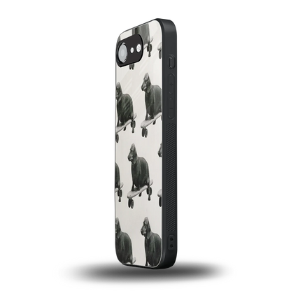 Pup Skater iphone 17e mobile cover | shockproof glass phone case