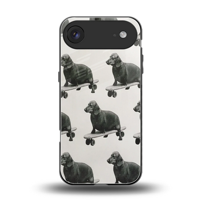 Pup Skater back phone cover | glass case for iphone air