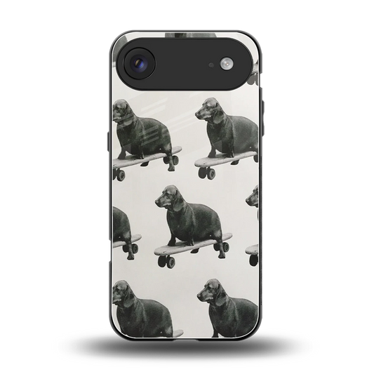 Pup Skater back phone cover | glass case for iphone air