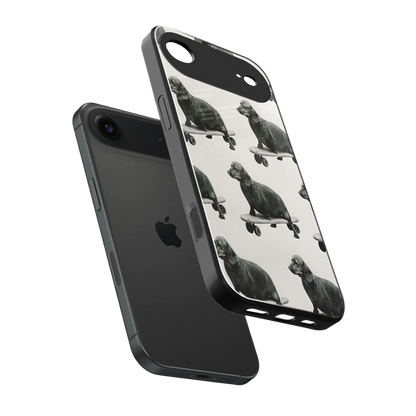 Pup Skater sleek iphone air cover with tempered glass back and TPU edges