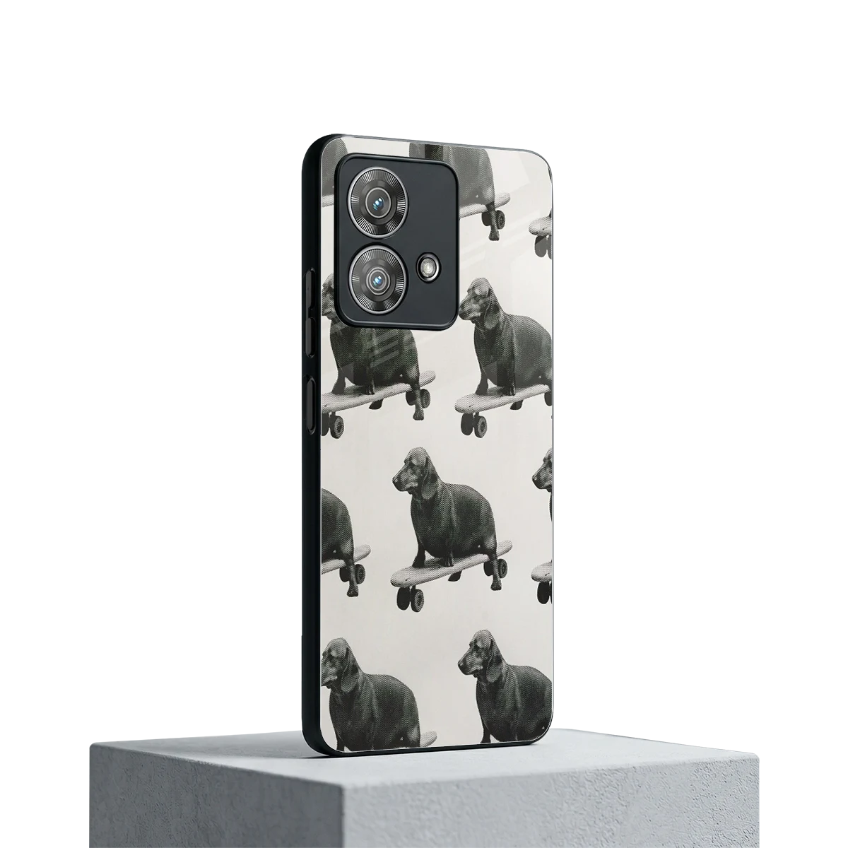 Pup Skater motorola edge 40 neo 5g mobile cover | shockproof glass phone case