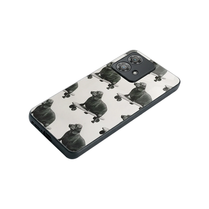 Pup Skater stylish phone case for motorola edge 40 neo 5g | glossy glass and slim fit