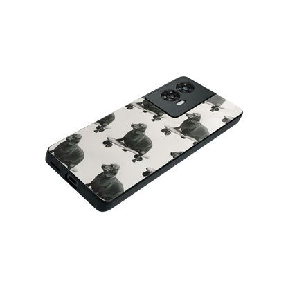 Pup Skater stylish phone case for motorola edge 50 fusion | glossy glass and slim fit