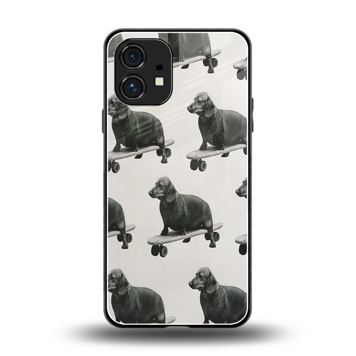 Pup Skater back phone cover | glass case for nothing phone 1