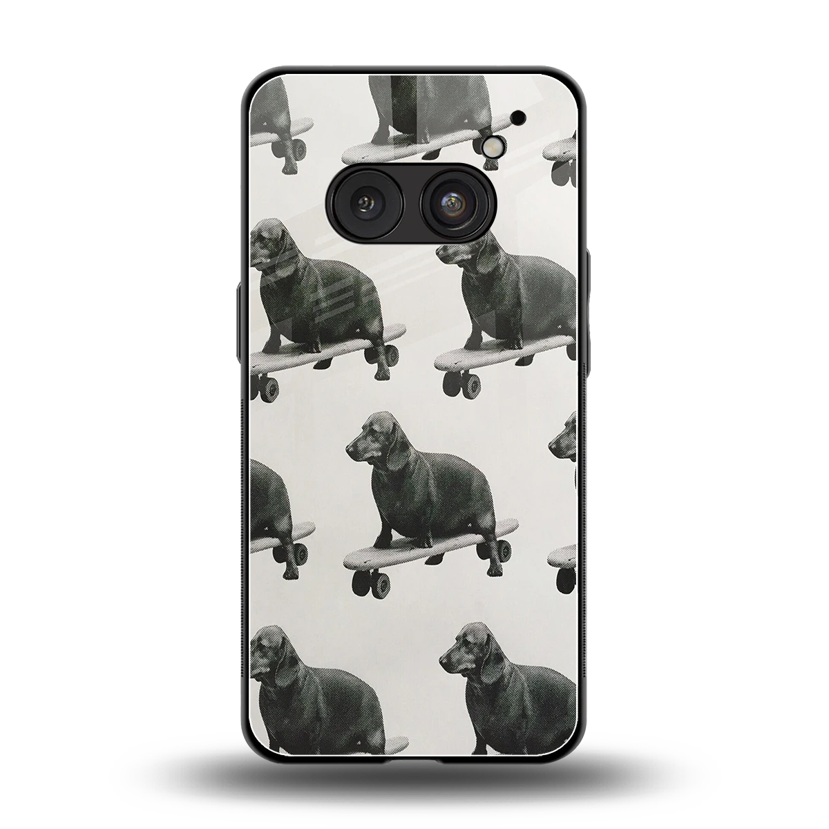 Pup Skater back phone cover | glass case for nothing phone 2a plus