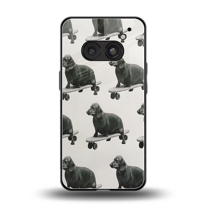 Pup Skater back phone cover | glass case for nothing phone 2a plus