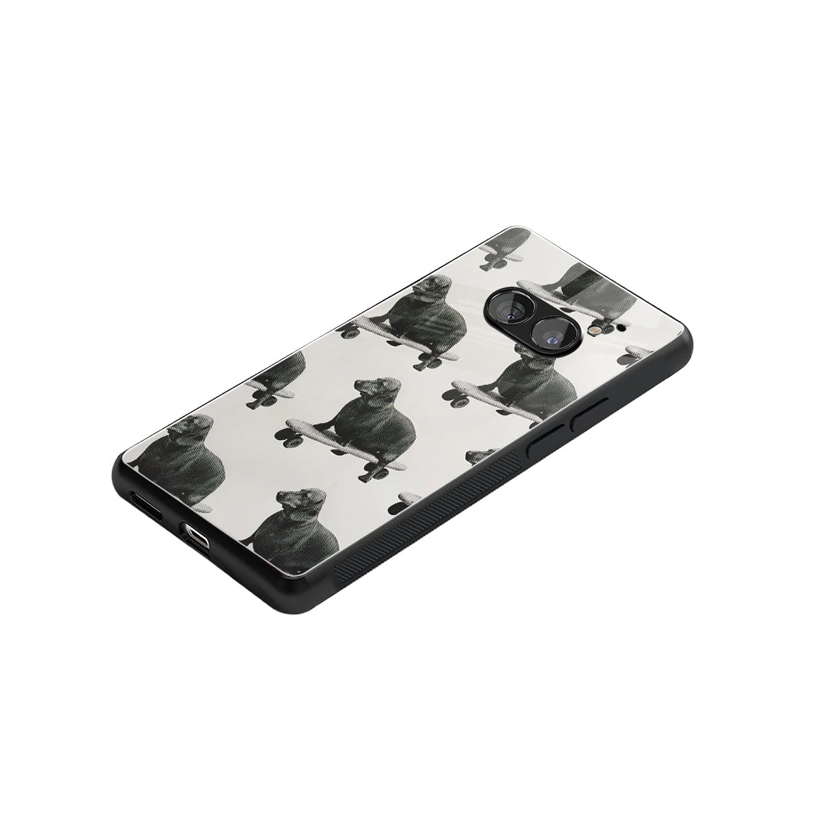 Pup Skater stylish phone case for nothing phone 2a plus | glossy glass and slim fit