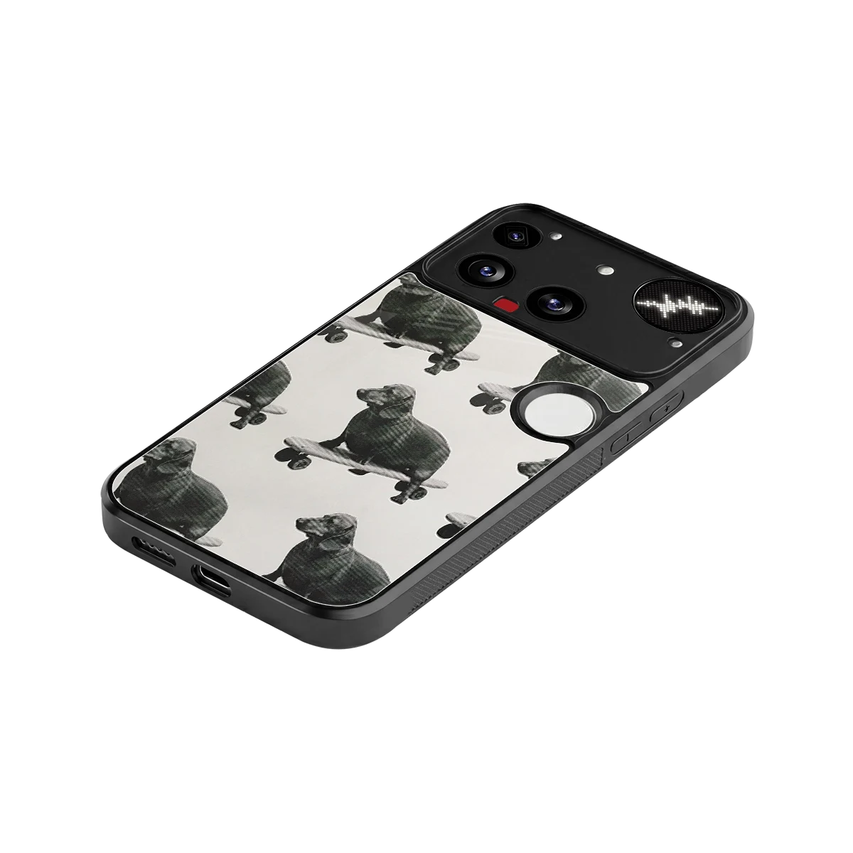Pup Skater stylish phone case for nothing phone 3 | glossy glass and slim fit