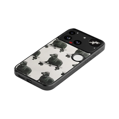Pup Skater stylish phone case for nothing phone 3 | glossy glass and slim fit