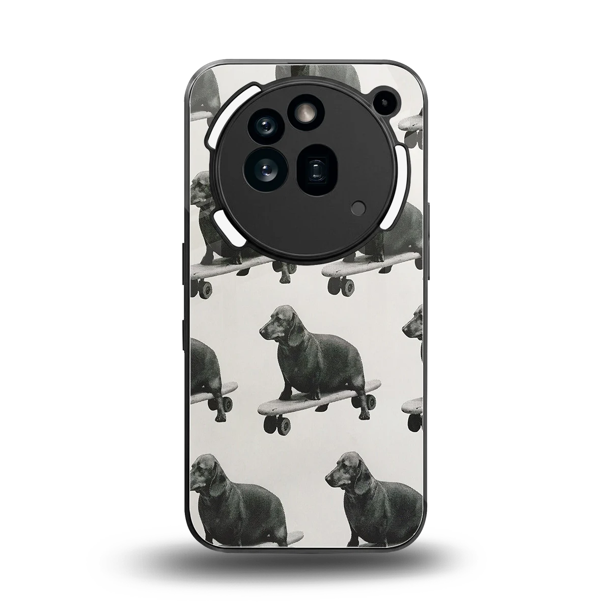 Pup Skater back phone cover | glass case for nothing phone 3a pro
