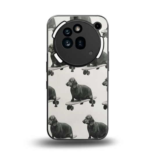 Pup Skater back phone cover | glass case for nothing phone 3a pro
