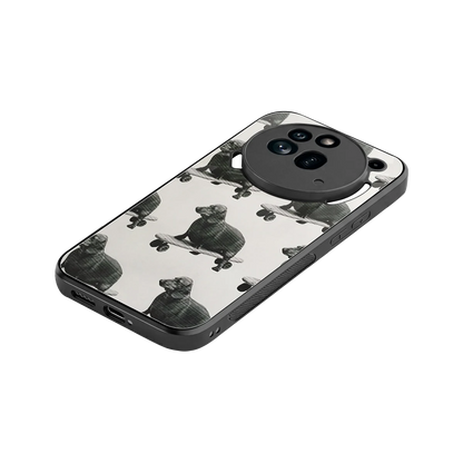 Pup Skater stylish phone case for nothing phone 3a pro | glossy glass and slim fit