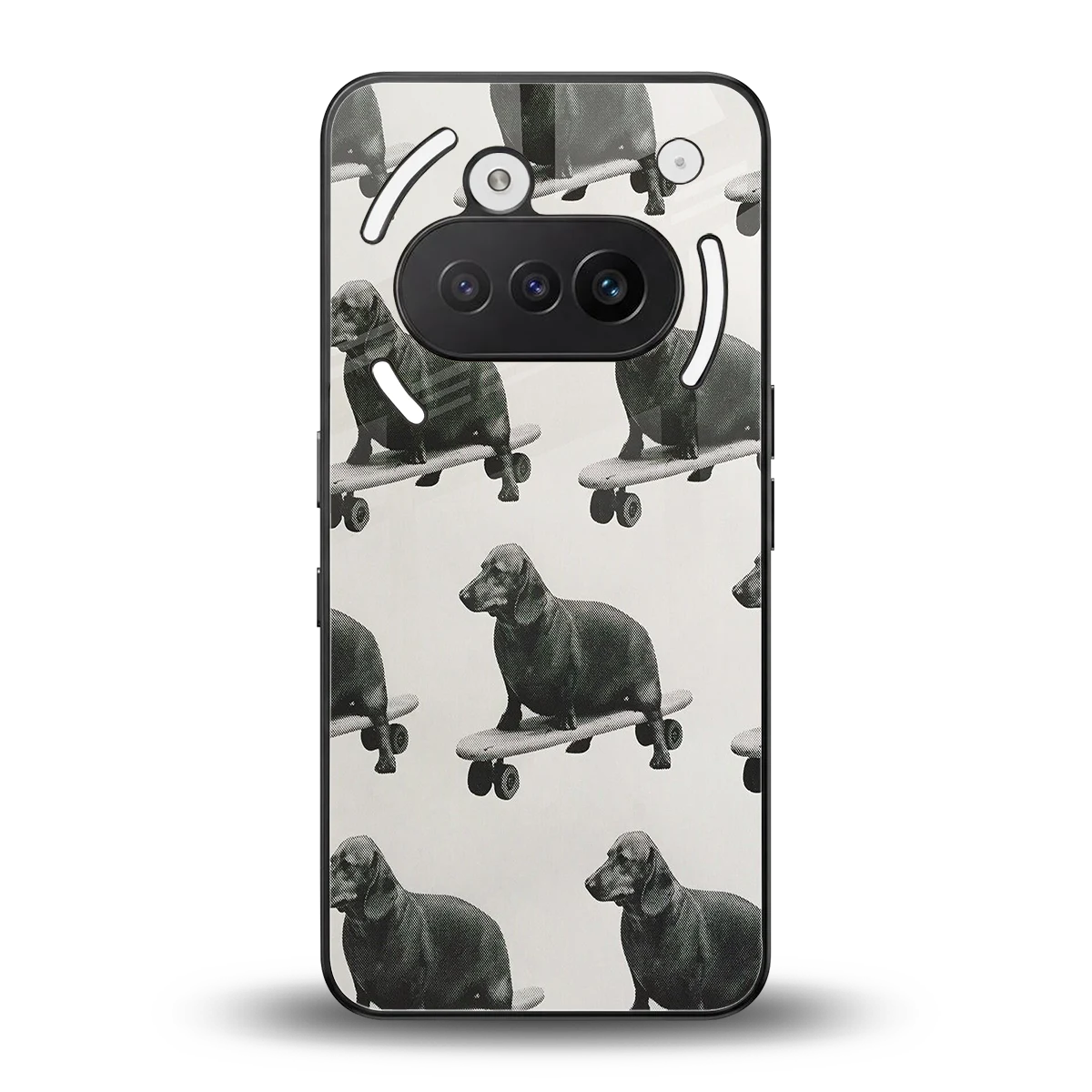 Pup Skater back phone cover | glass case for nothing phone 3a