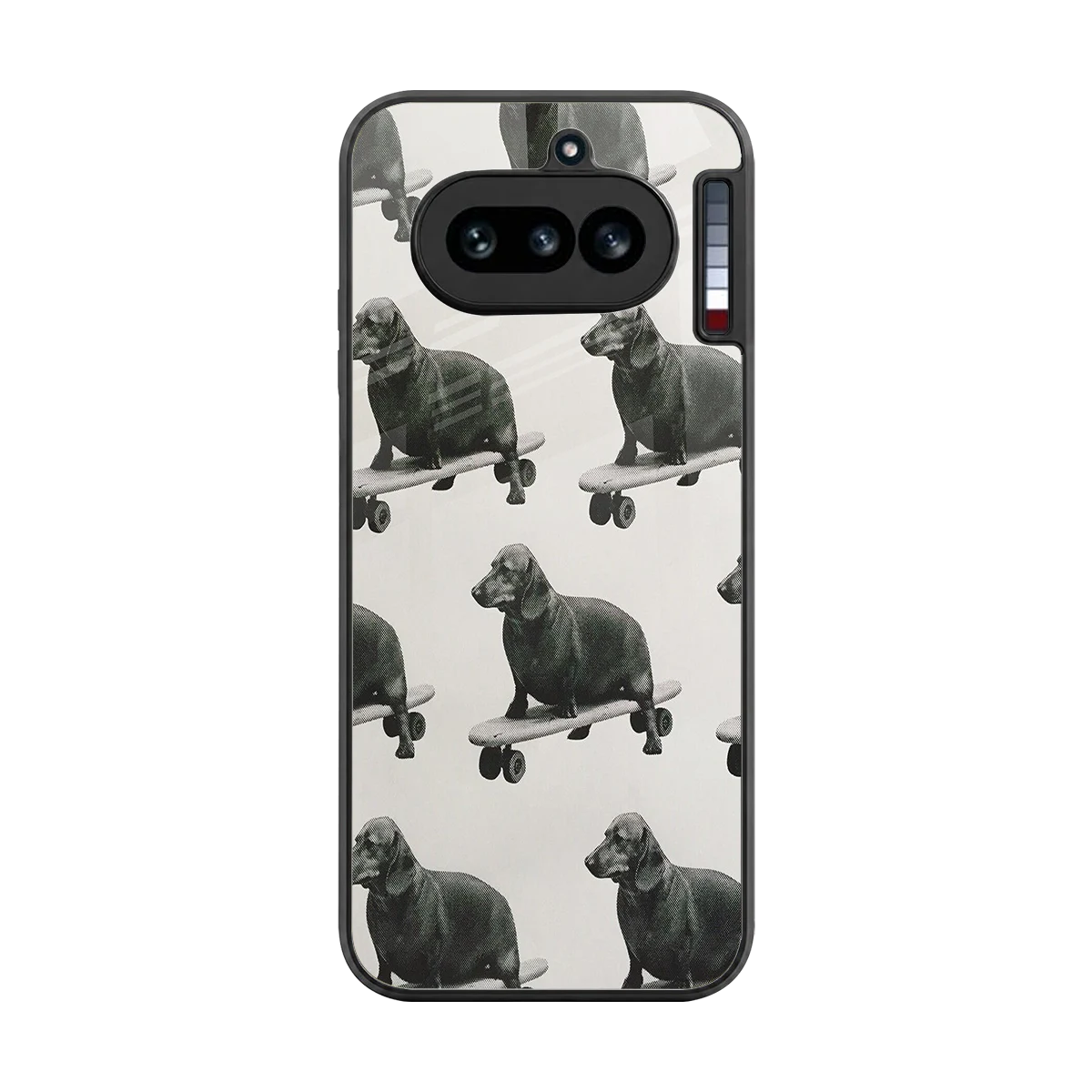 Pup Skater back phone cover | glass case for nothing phone 4a