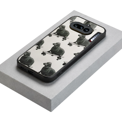 Pup Skater stylish phone case for nothing phone 4a | glossy glass and slim fit