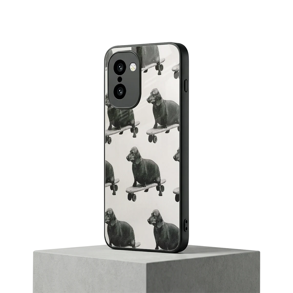 Pup Skater oneplus 15r mobile cover | shockproof glass phone case