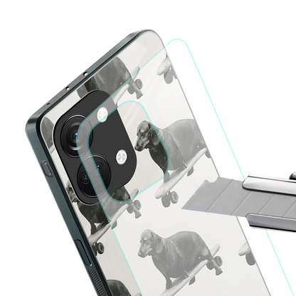 Pup Skater stylish phone case for oneplus nord 3 | glossy glass and slim fit