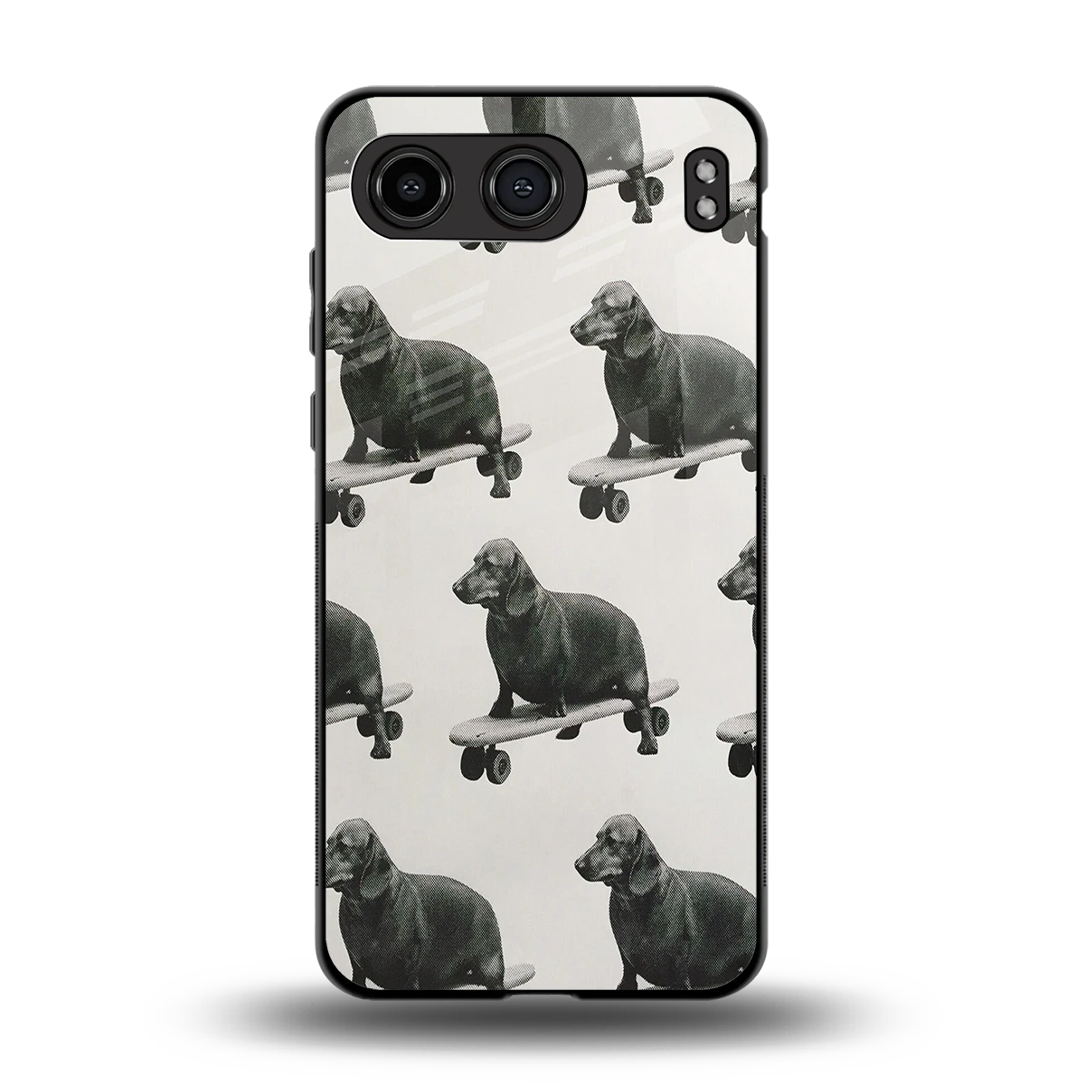Pup Skater back phone cover | glass case for oneplus nord 4