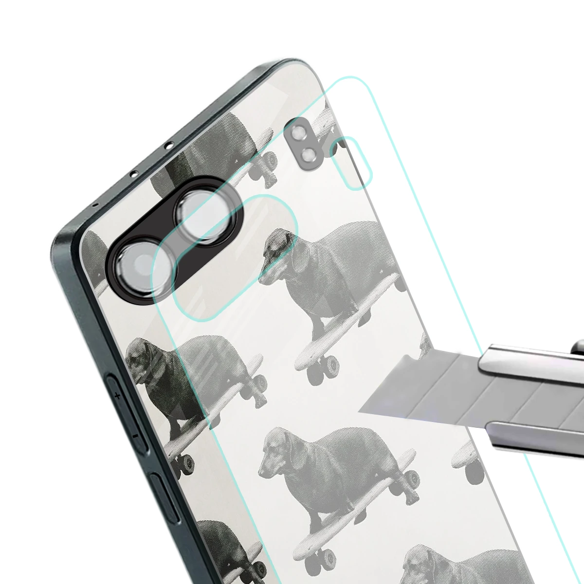 Pup Skater stylish phone case for oneplus nord 4 | glossy glass and slim fit