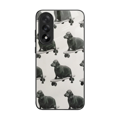 Pup Skater back phone cover | glass case for oneplus nord 5