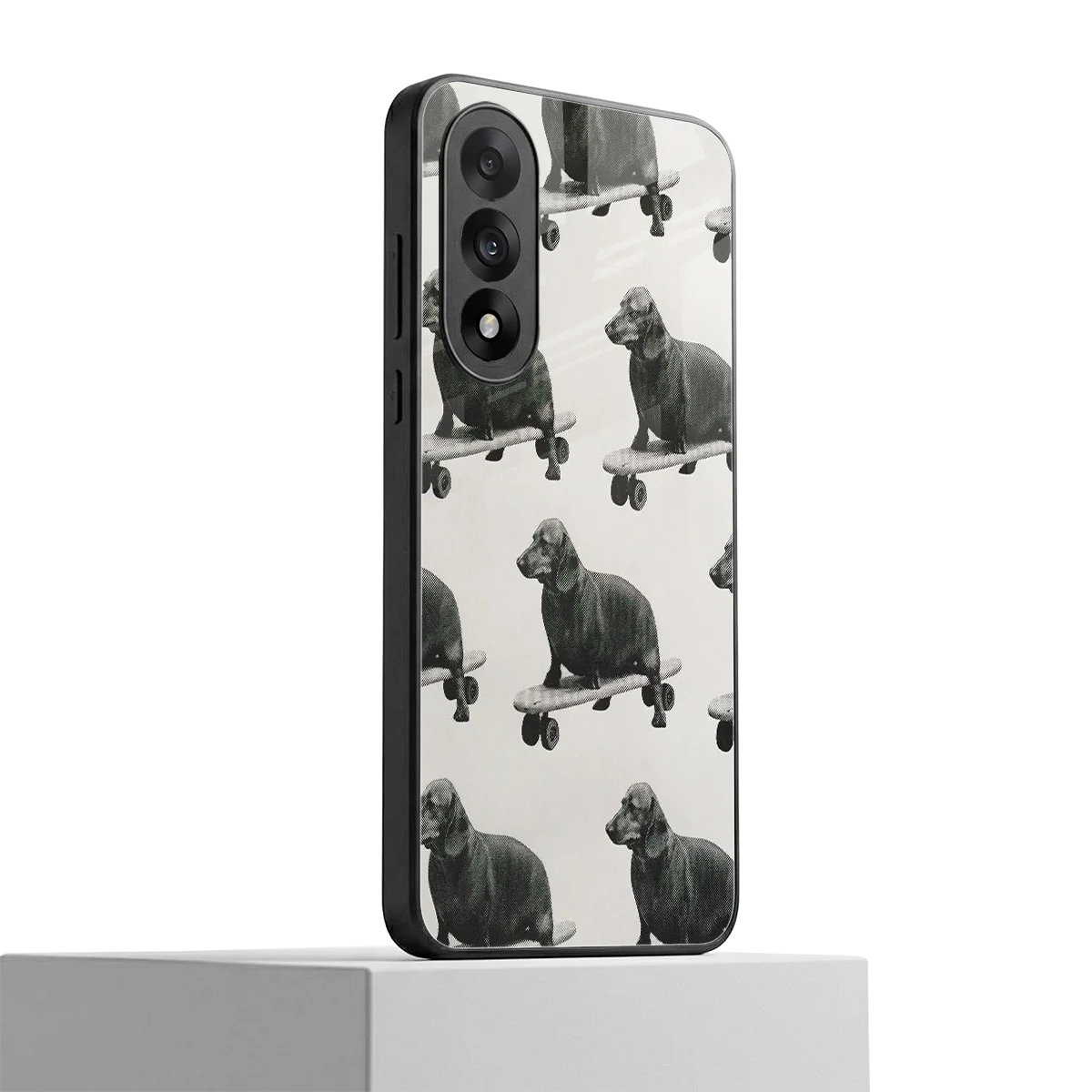 Pup Skater oneplus nord 5 mobile cover | shockproof glass phone case