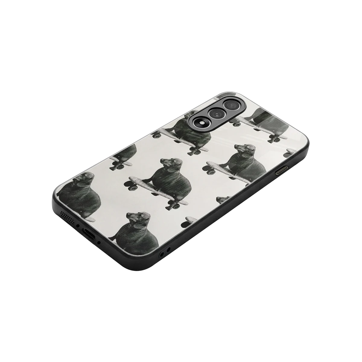Pup Skater stylish phone case for oneplus nord 5 | glossy glass and slim fit