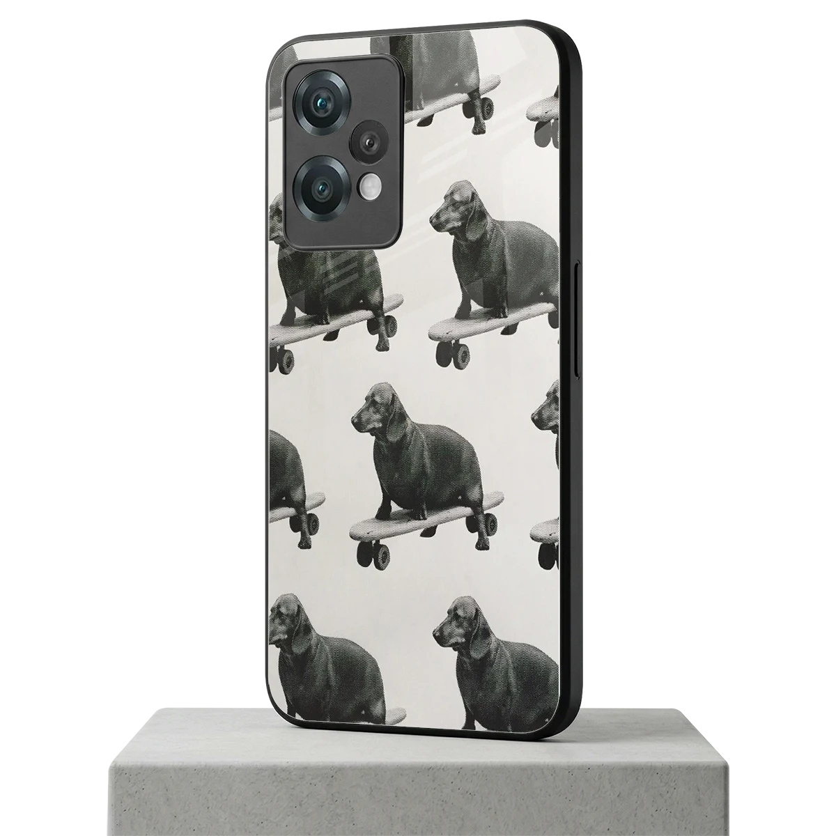 Pup Skater oneplus nord ce 2 lite mobile cover | shockproof glass phone case