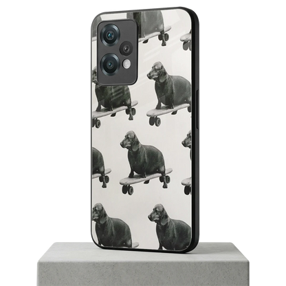 Pup Skater oneplus nord ce 2 lite mobile cover | shockproof glass phone case