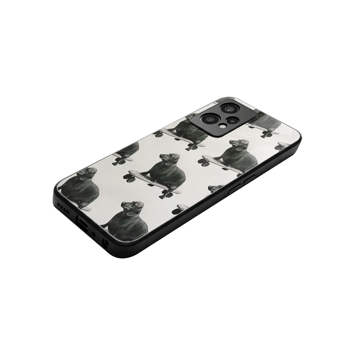 Pup Skater stylish phone case for oneplus nord ce 2 lite | glossy glass and slim fit