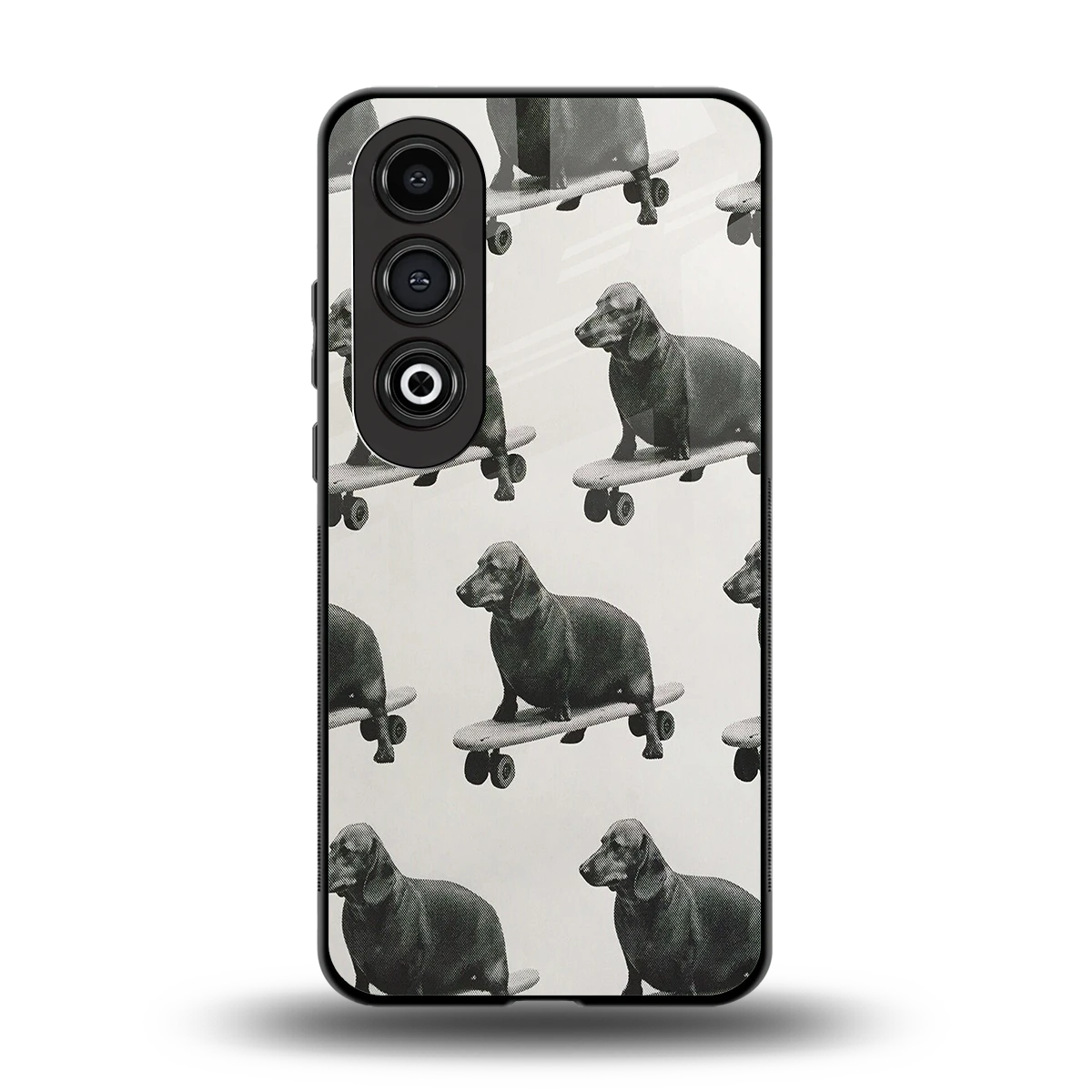 Pup Skater back phone cover | glass case for oneplus nord ce 4