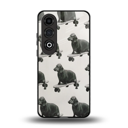 Pup Skater back phone cover | glass case for oneplus nord ce 4