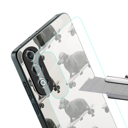 Pup Skater stylish phone case for oneplus nord ce 4 | glossy glass and slim fit
