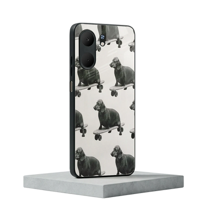 Pup Skater oppo a5x 5g mobile cover | shockproof glass phone case