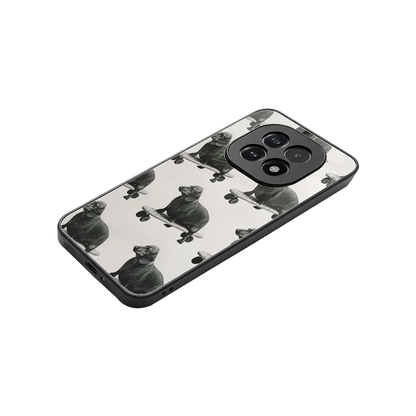 Pup Skater stylish phone case for oppo f29 5g | glossy glass and slim fit