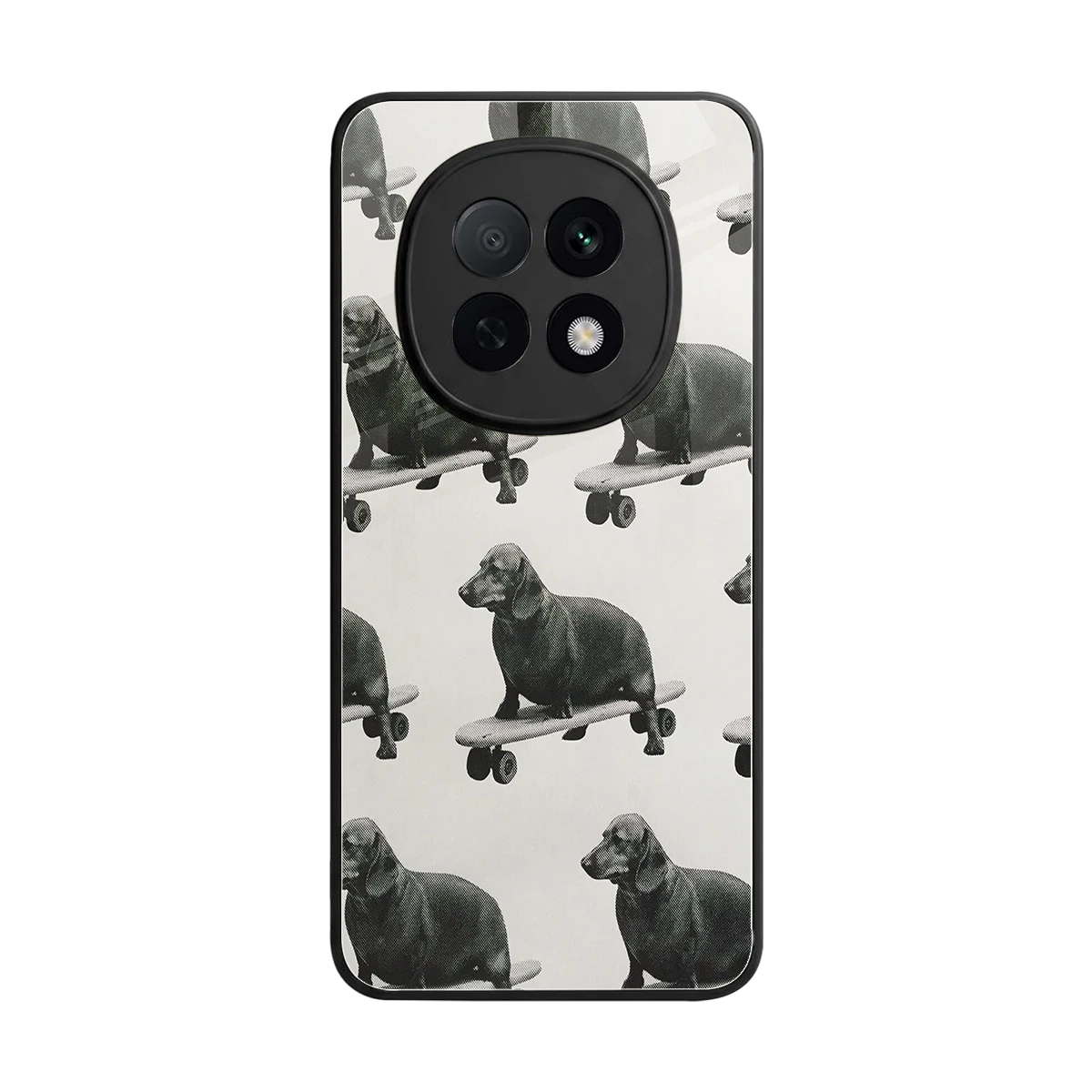 Pup Skater back phone cover | glass case for oppo f29 pro 5g