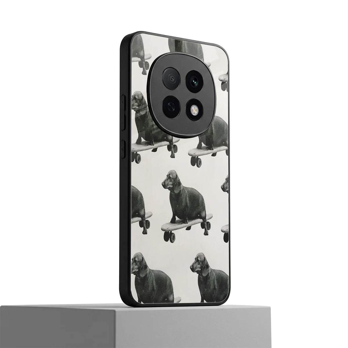 Pup Skater oppo f29 pro 5g mobile cover | shockproof glass phone case