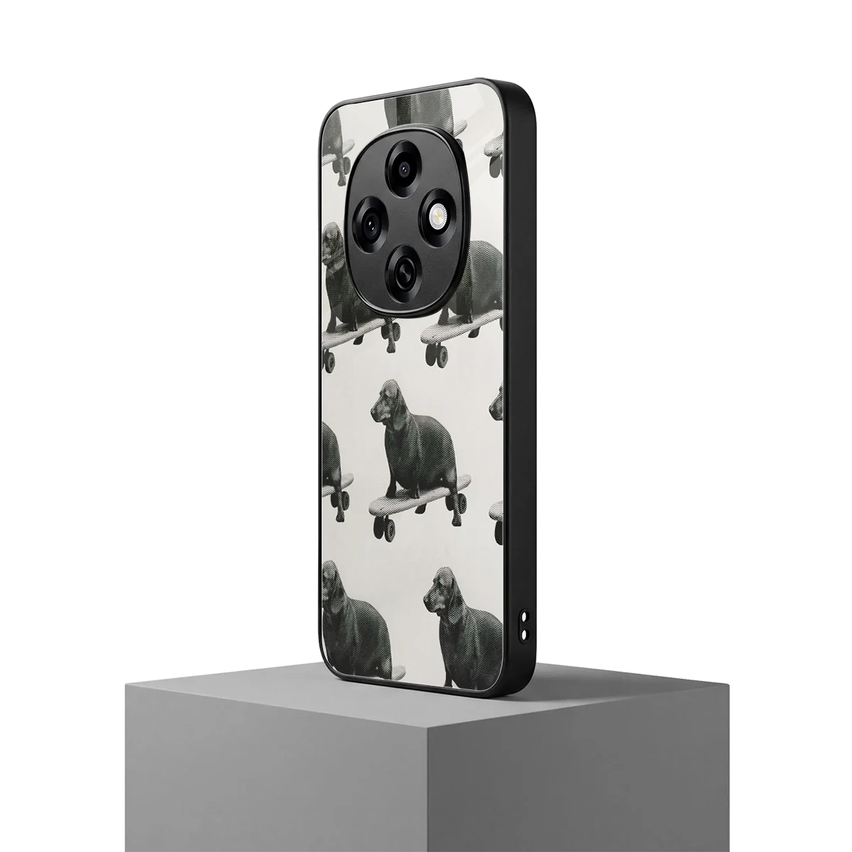 Pup Skater oppo f31 pro 5g mobile cover | shockproof glass phone case