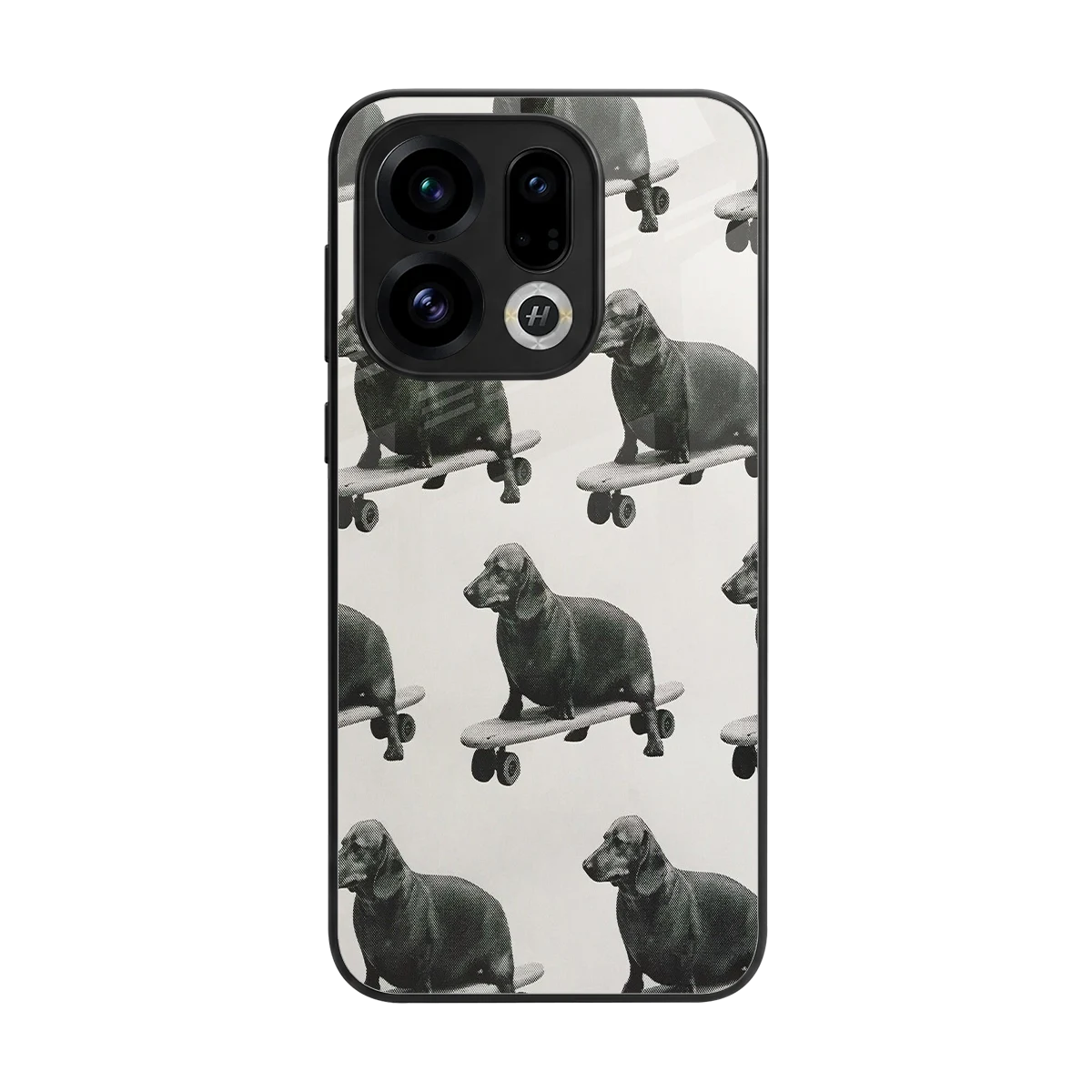 Pup Skater back phone cover | glass case for oppo find x9