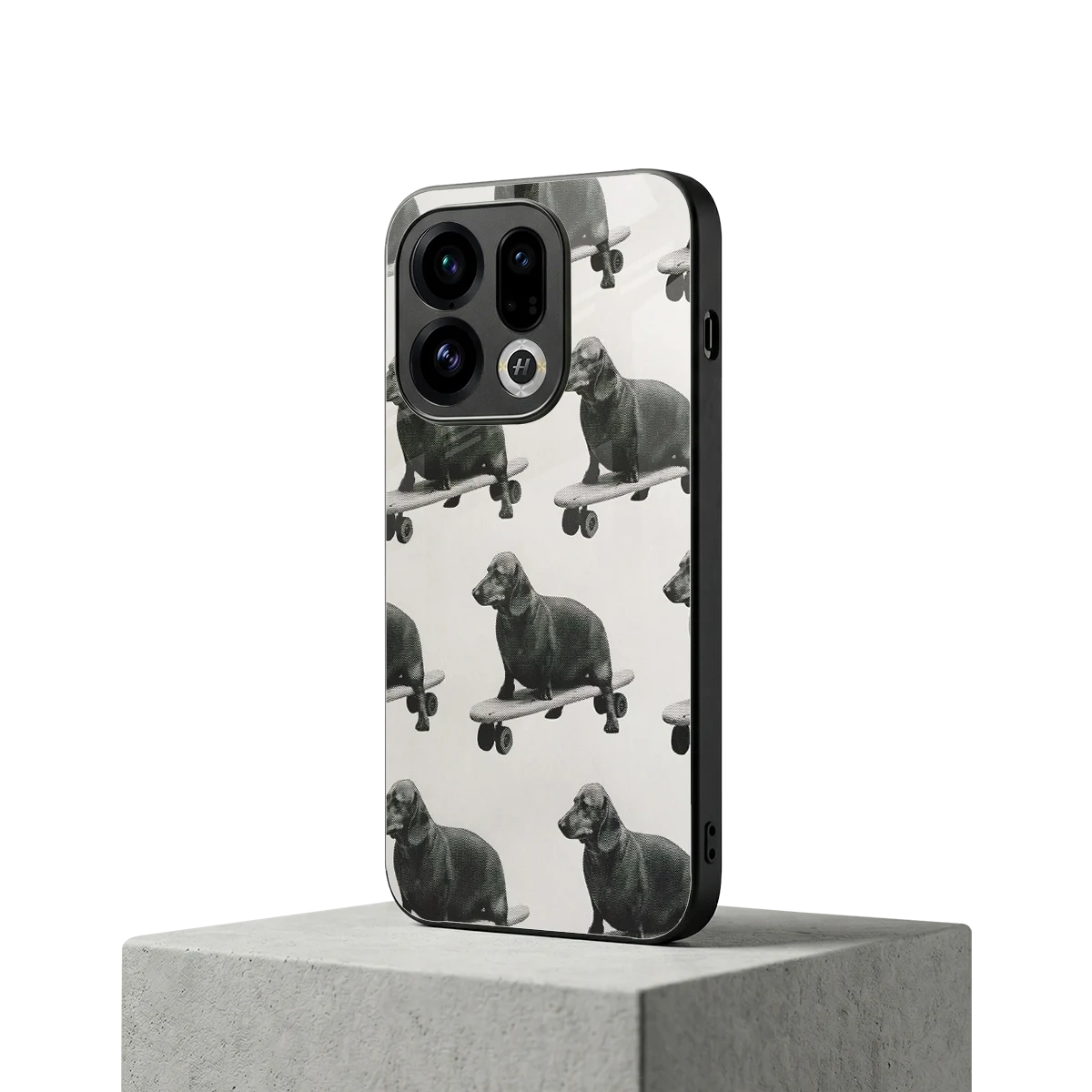 Pup Skater oppo find x9 mobile cover | shockproof glass phone case