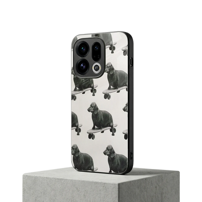 Pup Skater oppo find x9 mobile cover | shockproof glass phone case