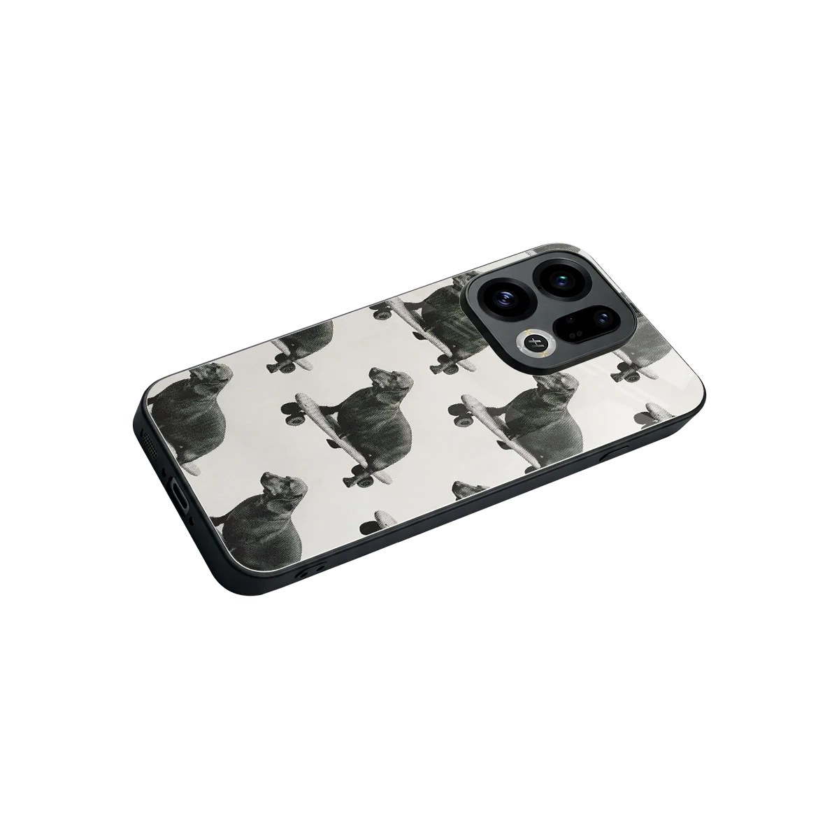 Pup Skater stylish phone case for oppo find x9 | glossy glass and slim fit